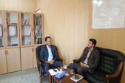 دیدار رییس دامپزشکی شهرستان نظرآباد با رییس سازمان حفاظت محیط زیست شهرستان