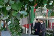 تجدید میثاق مدیرکل دامپزشکی استان البرز با شهدای هشت سال دفاع مقدس