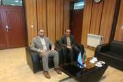 دیدار رئیس اداره دامپزشکی طالقان با دادستان شهرستان طالقان 