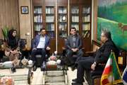 حضور مدیرکل روابط عمومی و امور بین‌الملل استانداری البرز در اداره کل دامپزشکی استان البرز