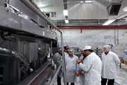 بازدید مدیر کل دامپزشکی استان البرز از کارخانه کنسرو تن ماهی