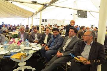 با حضور رئیس سازمان دامپزشکی کشور ، استاندار البرز و مدیر کل دامپزشکی استان البرز شرکت فرآورده های گ