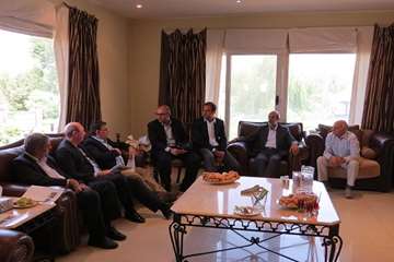 بازدید وزیر کشاورزی برزیل از گاوداری رضایی-نظرآباد