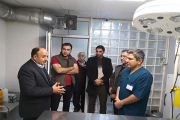 بازدید مدیر کل دامپزشکی استان البرز از بیمارستان دامپزشکی