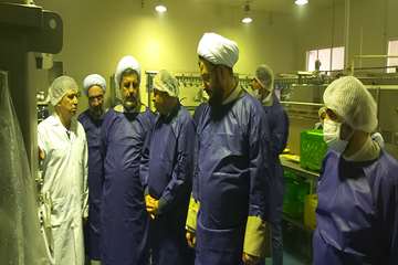 حضور حجت الاسلام والمسلمین کلانتری مسئول حوزه نمایندگی ولی فقیه در سازمان دامپزشکی کشور در استان الب
