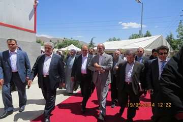 با حضور رئیس سازمان دامپزشکی کشور ، استاندار البرز و مدیر کل دامپزشکی استان البرز شرکت فرآورده های گ