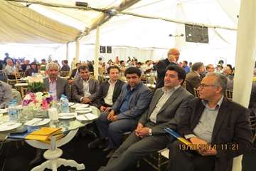 با حضور رئیس سازمان دامپزشکی کشور ، استاندار البرز و مدیر کل دامپزشکی استان البرز شرکت فرآورده های گ