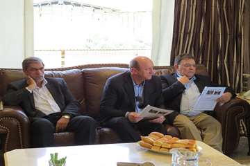 بازدید وزیر کشاورزی برزیل از گاوداری رضایی-نظرآباد