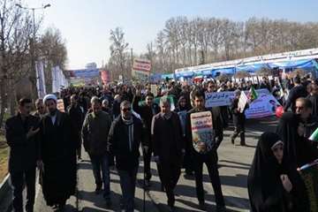 گزارش تصویری حضور کارکنان دامپزشکی در مراسم راهپیمایی 