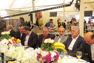 با حضور رئیس سازمان دامپزشکی کشور ، استاندار البرز و مدیر کل دامپزشکی استان البرز شرکت فرآورده های گ