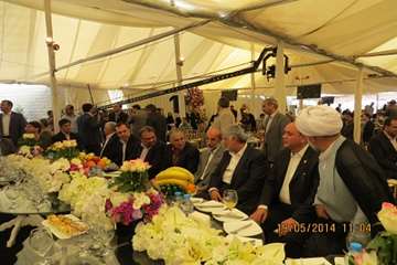 با حضور رئیس سازمان دامپزشکی کشور ، استاندار البرز و مدیر کل دامپزشکی استان البرز شرکت فرآورده های گ