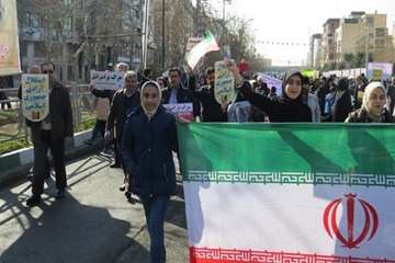 گزارش تصویری حضور کارکنان دامپزشکی در مراسم راهپیمایی 