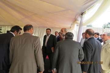 با حضور رئیس سازمان دامپزشکی کشور ، استاندار البرز و مدیر کل دامپزشکی استان البرز شرکت فرآورده های گ