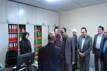 بازدید رییس سازمان دامپزشکی کشور با کارکنان اداره کل دامپزشکی استان البرز