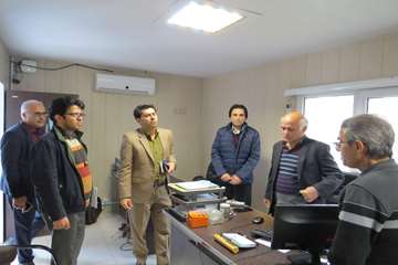 بازدید دکتر اکبر شاهی مدیرکل دفتر بهداشت و مدیریت بیماری های طیور، زنبور عسل و کرم ابریشم از اداره ک