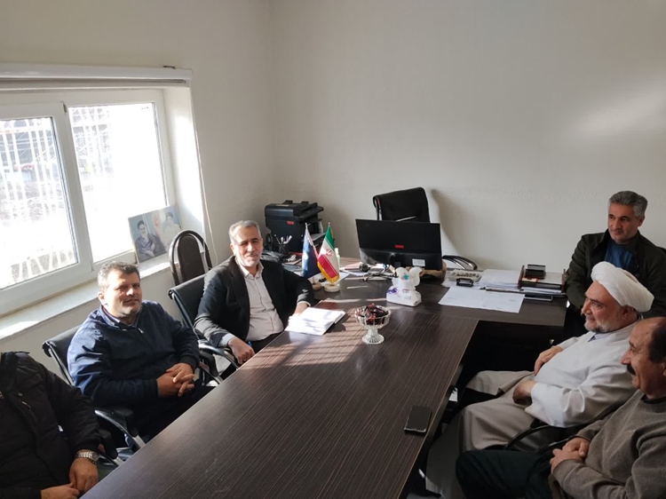 بازدید نماینده ولی‌فقیه دامپزشکی استان البرز و رییس امور اداری اداره کل از اداره دامپزشکی اشتهارد