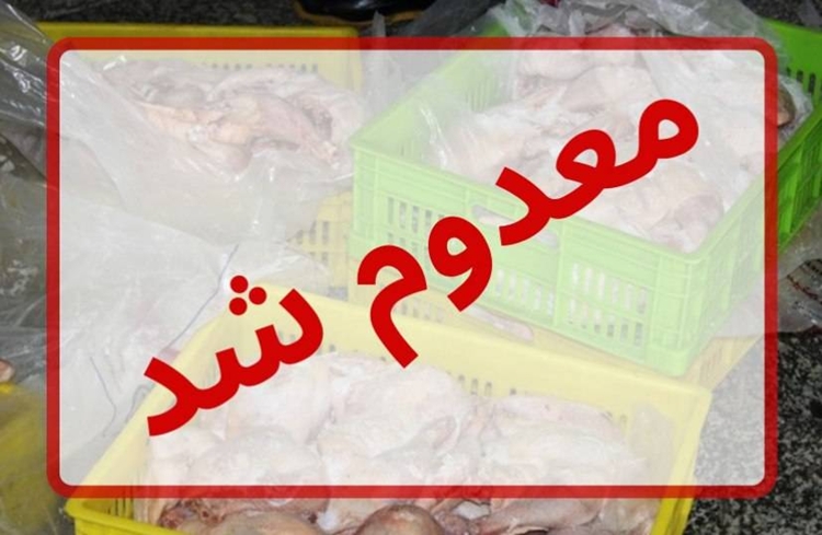 توقیف و انتقال ۴۹۰ کیلوگرم فرآورده مرغ ناسالم به واحد تبدیل ضایعات در کرج
